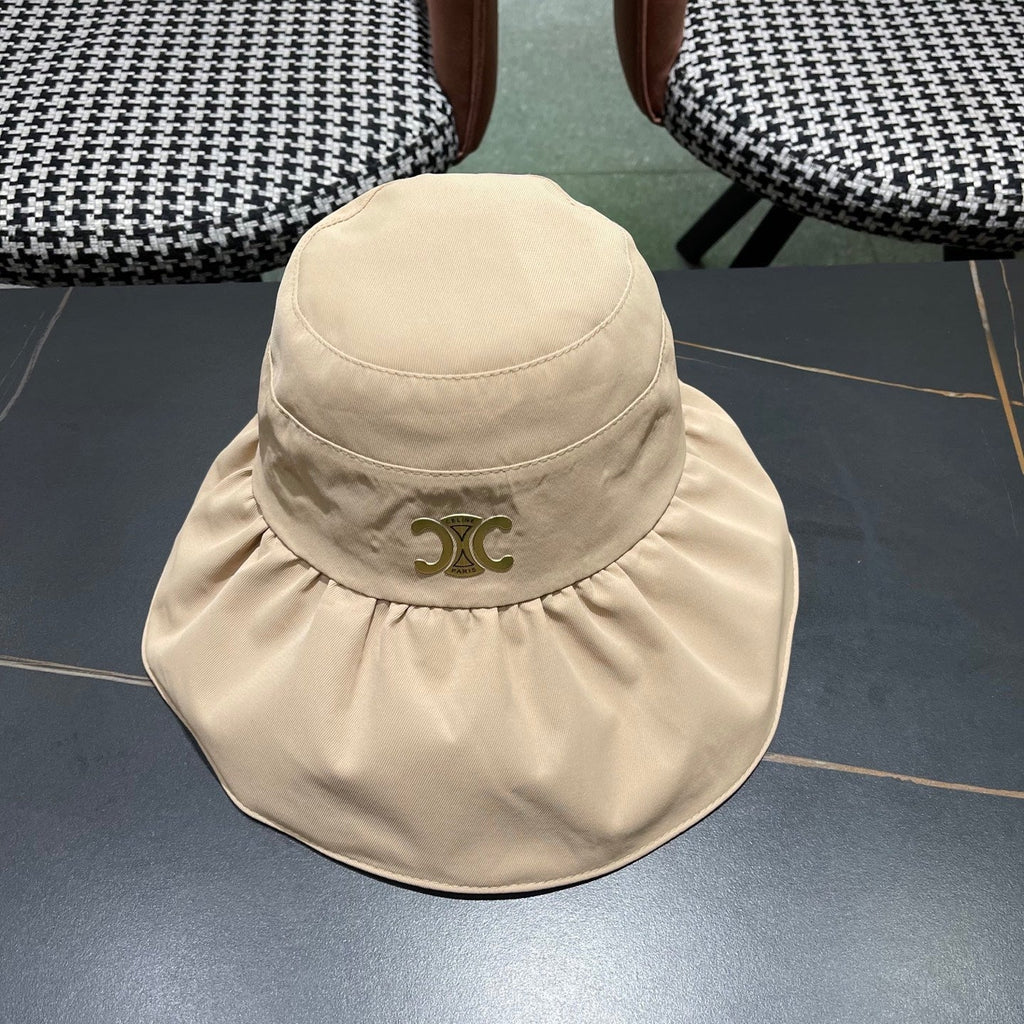 CELINE 25S BUCKET HAT 734982 IN BEIGE